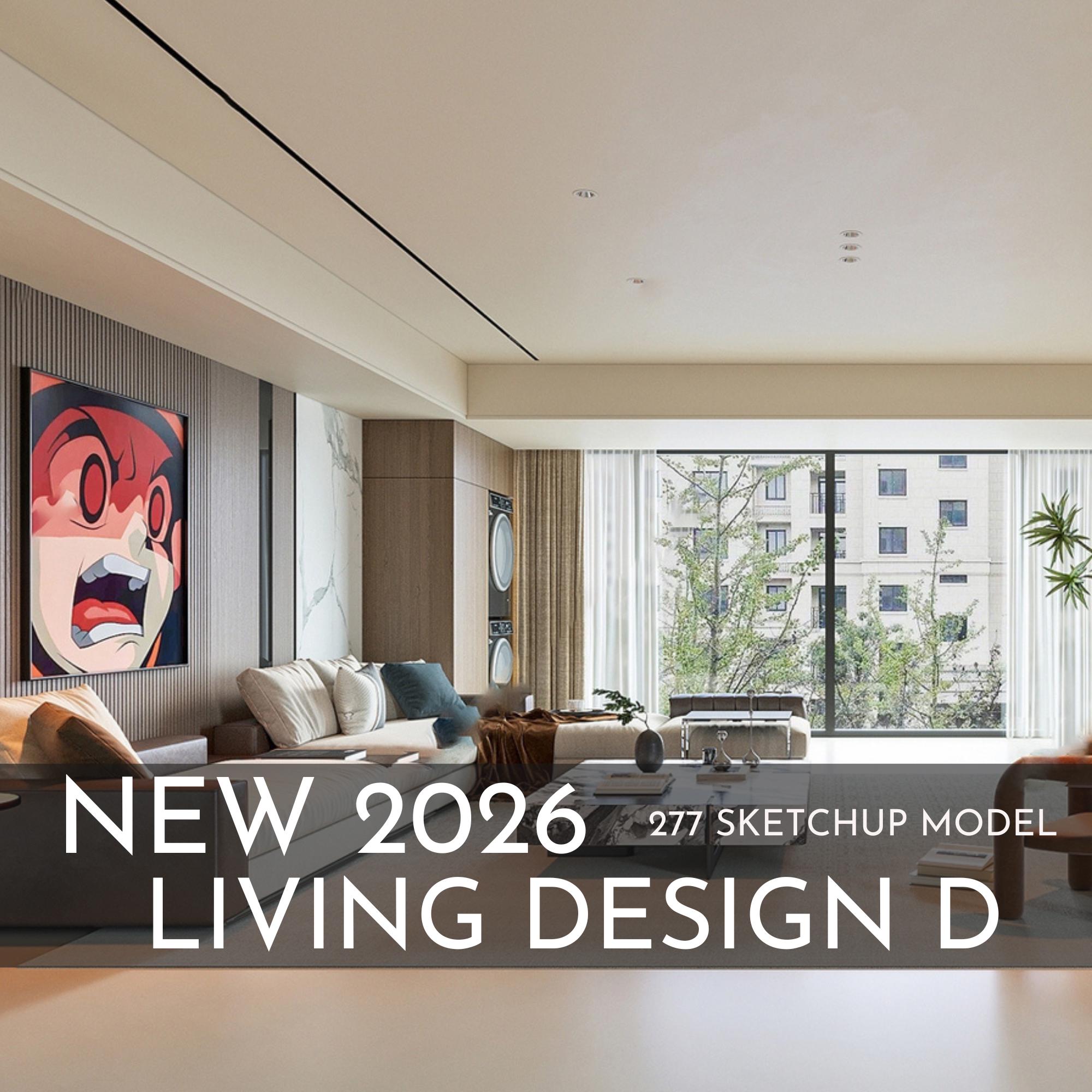 277 Living Room Design D Sketchup 3D Models | 2026 New Design ...