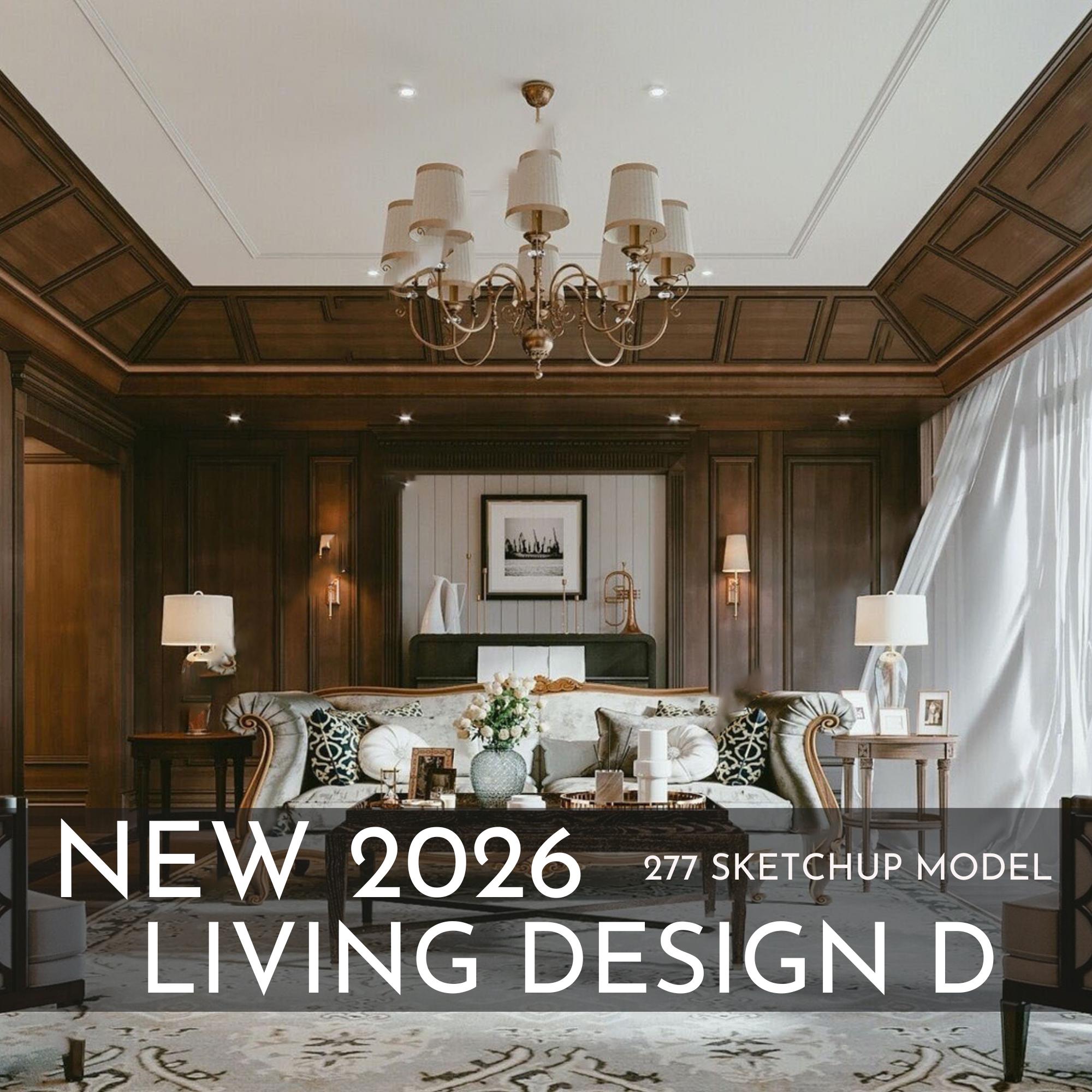 277 Living Room Design D Sketchup 3D Models | 2026 New Design ...