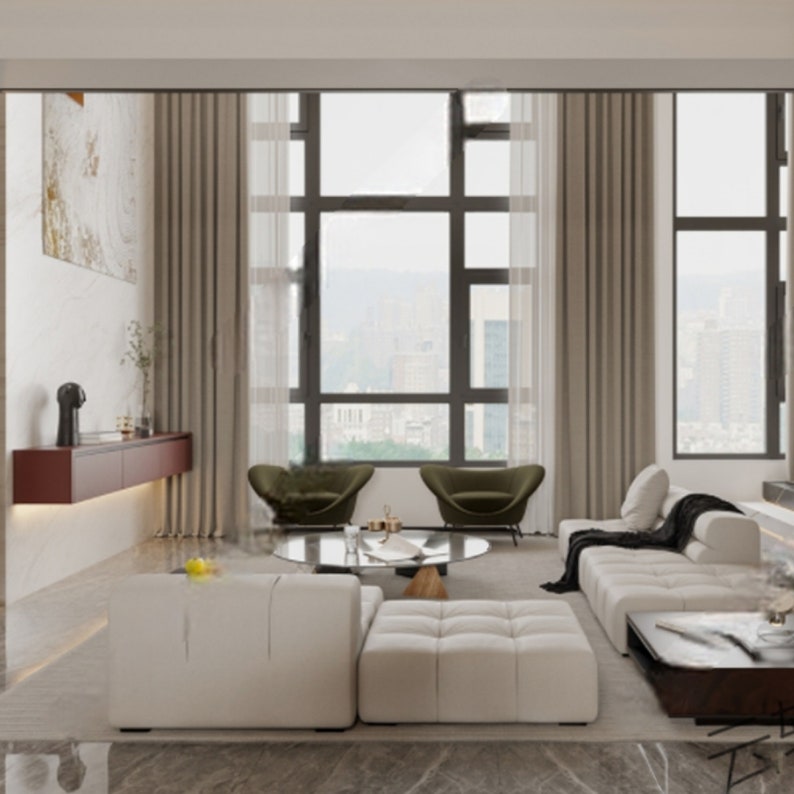 LL5 10 Luxury Living Room Sketchup Model Set 4 sketchup 3D Luxury ...
