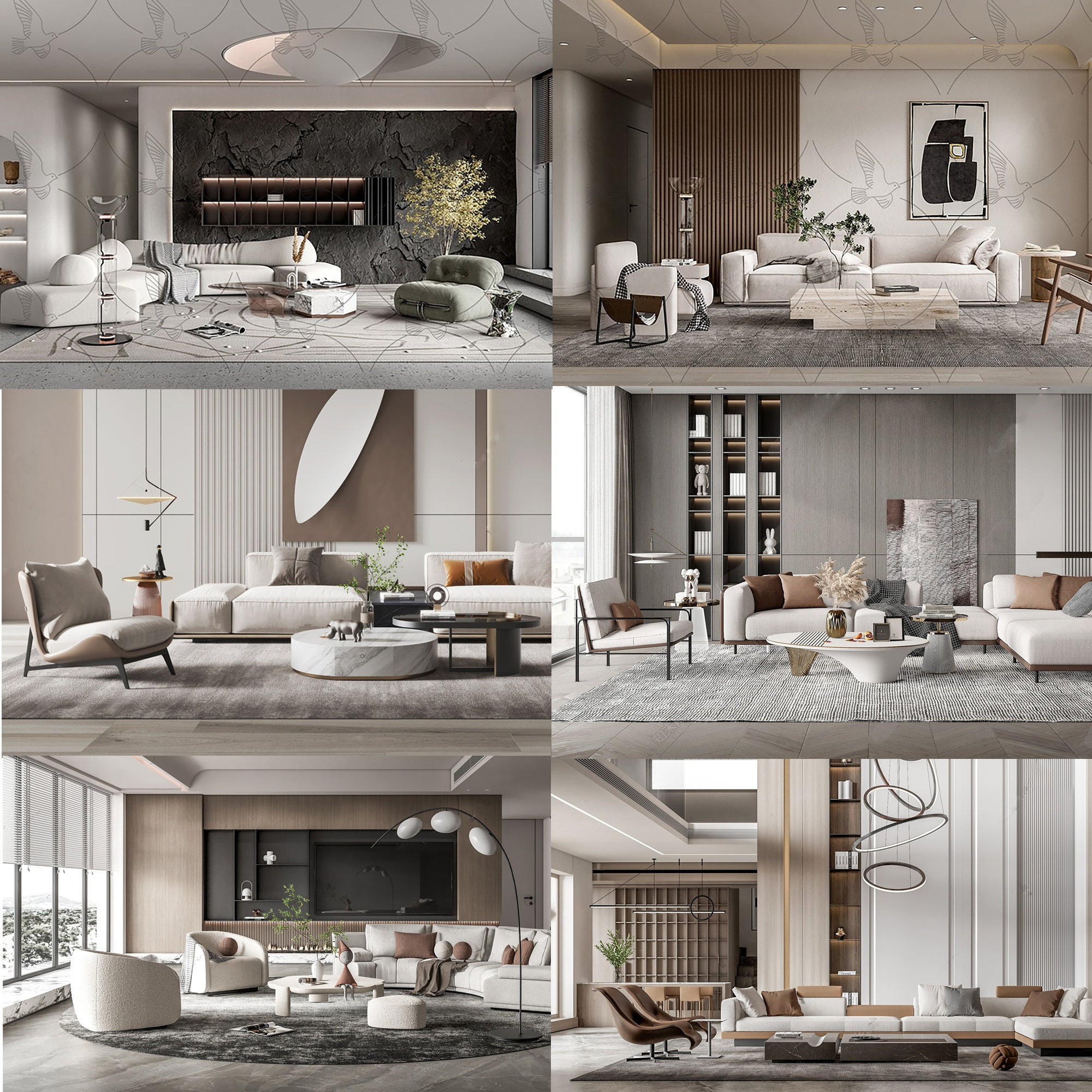 L1 10 Living Room Sketchup Model Set 1 Sketchup 3D Living Etsy Schweiz