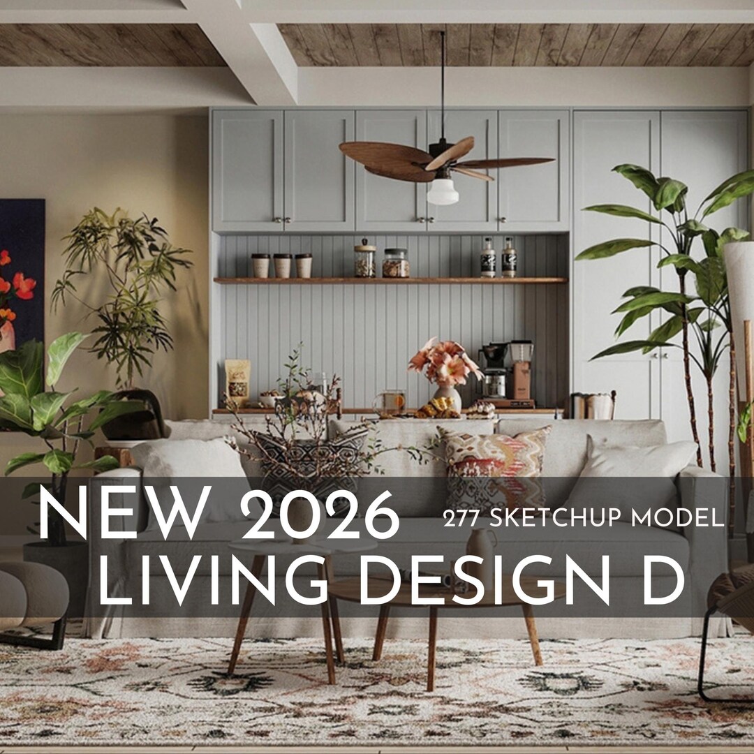 277 Living Room Design D Sketchup 3D Models | 2026 New Design ...