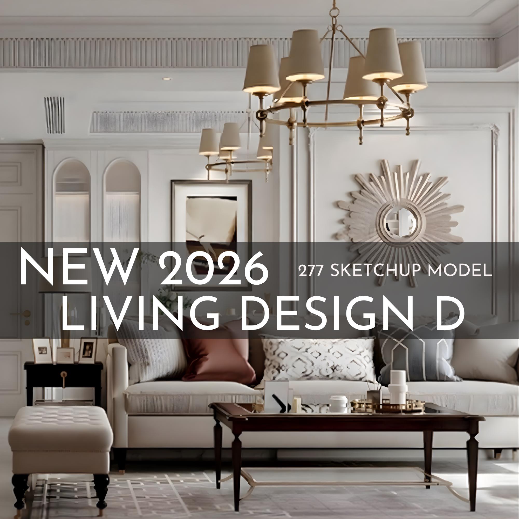 277 Living Room Design D Sketchup 3D Models | 2026 New Design ...