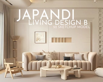 NEW! UPDATED Japandi Design Living Interior Design B - 52 NEW! UPDATED Japandi Design Living Interior Design B - 52