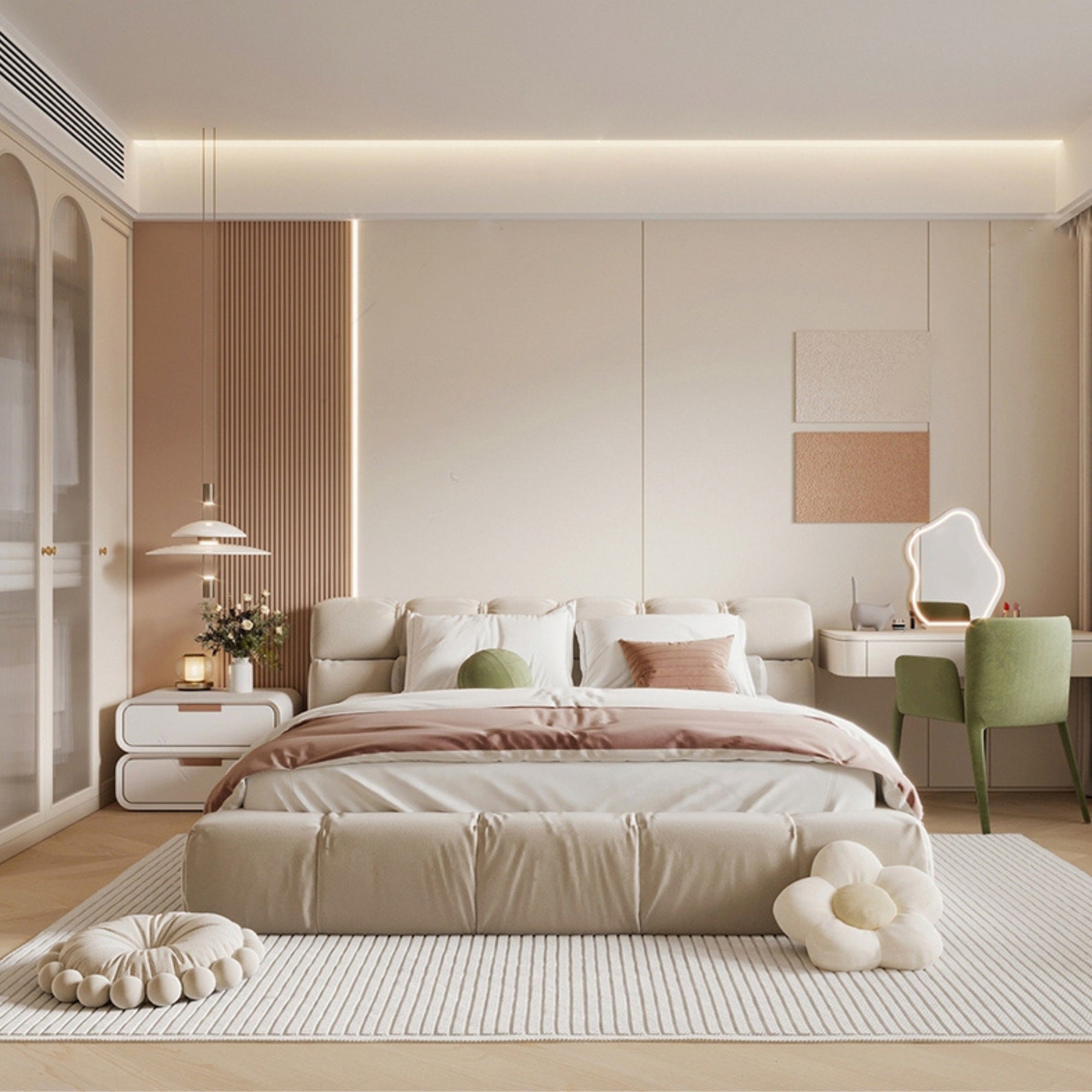 NEW! UPDATED Japandi Design Bedroom Interior Design B - 31 Sketchup 3D ...