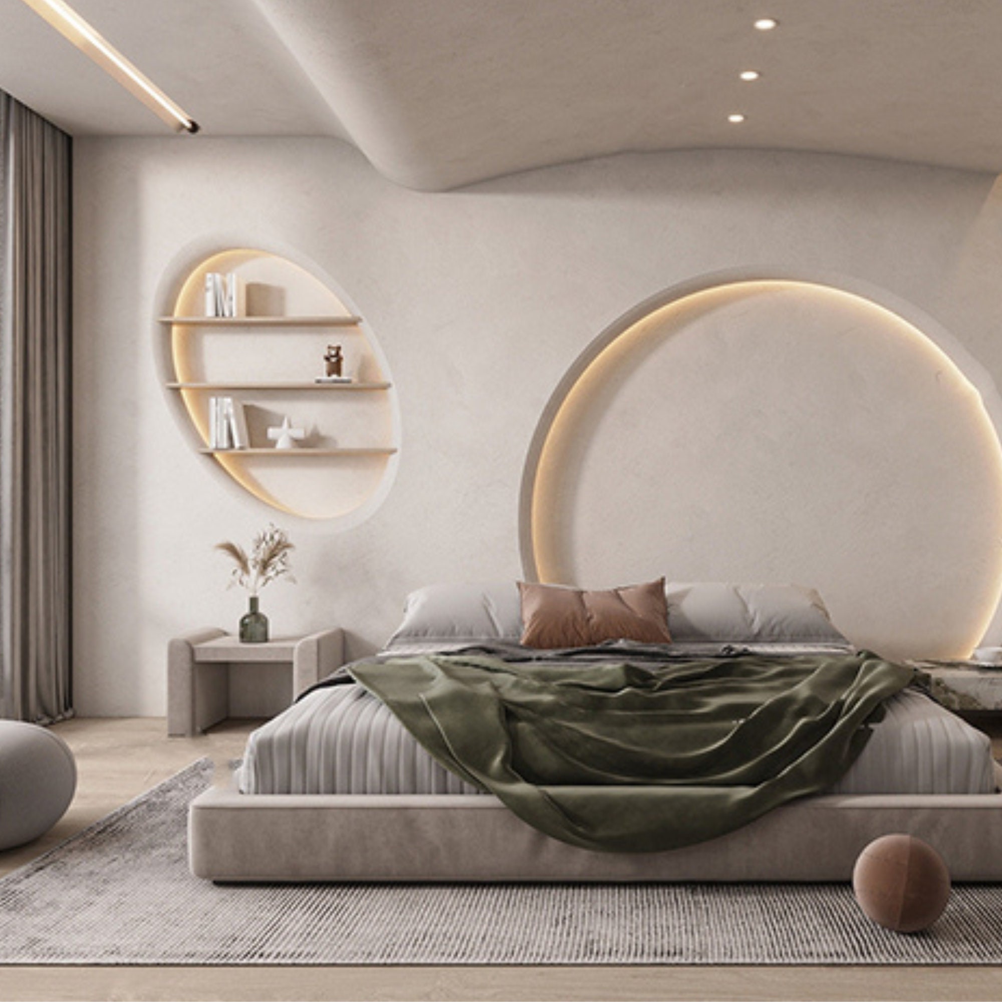 NEW! UPDATED Japandi Design Bedroom Interior Design B - 31 Sketchup 3D ...