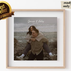 Wedding vows framed, 1st anniversary gift, vows, Wedding vows, first wedding anniversary gift for him - 5th Anniversary Gift - Our vows gift