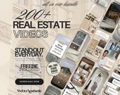 200+ Aesthetic Real Estate Videos | Social Media Templates Aesthetic Stock Videos Mega Bundle for Instagram Reels |Realtor Marketing Bundle