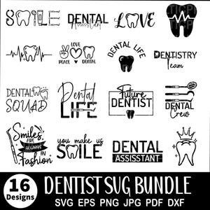 Dentist Quotes SVG, Dental Shirt svg, Dentist SVG Bundle, Tooth svg, Cut Files for Cricut, Silhouette Future Dentist svg