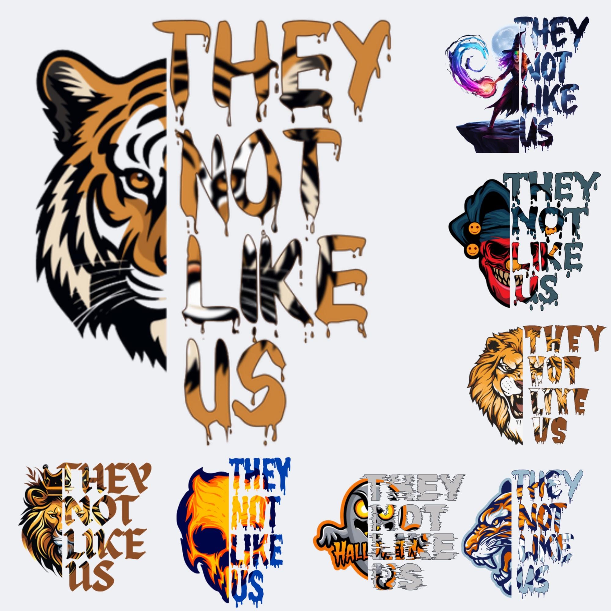 They not like us Canva Editable Templates 25 Different Dripping Text Design,They not like us Canva Frame, Canva Drag and Drop Trending Frame