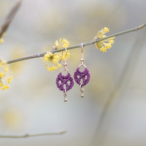 Macrame earrings