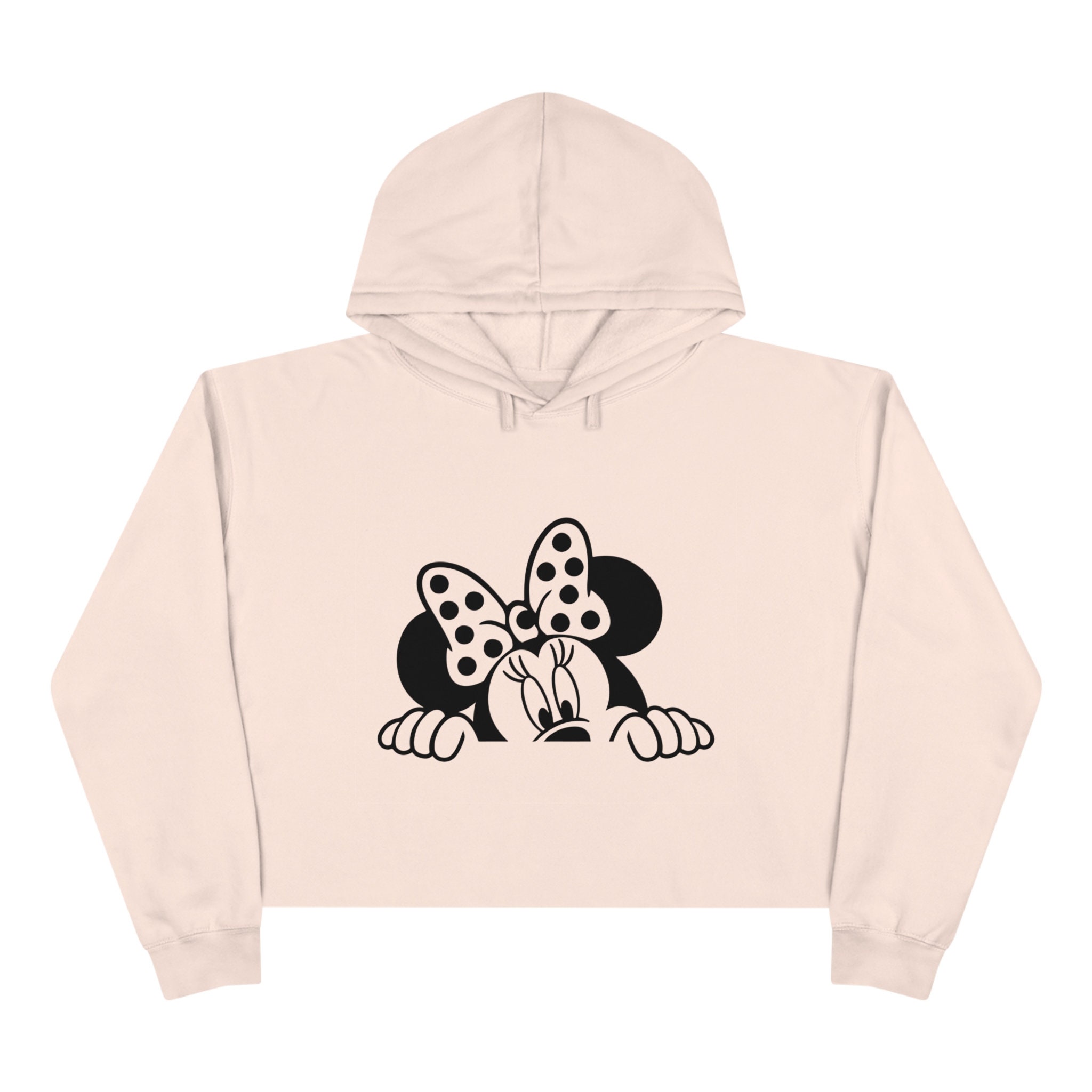 Minnie mouse cropped hoodie 2025
