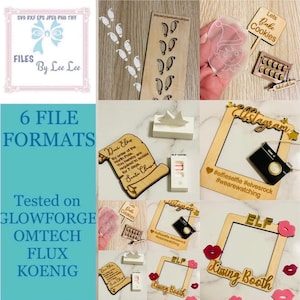 Digital Laser cut File, Elf Props SVG, Christmas elf props, cheeky elf, naughty elf, laser ready, Elf footprints, Glowforge ready