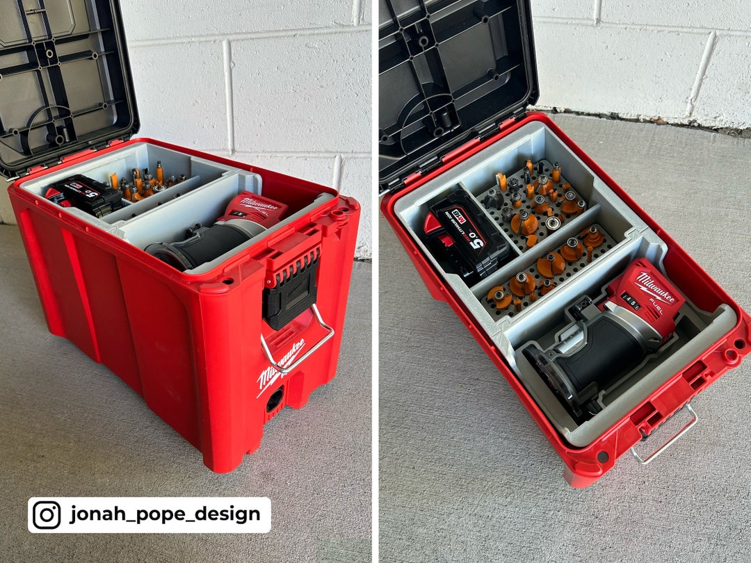 Milwaukee Packout Tool Box ammo Can M18 Router Insert part 1 2 Etsy