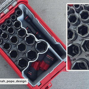 Milwaukee Packout INSERT - for 1/2 Shockwave SAE 19-Piece Socket Set