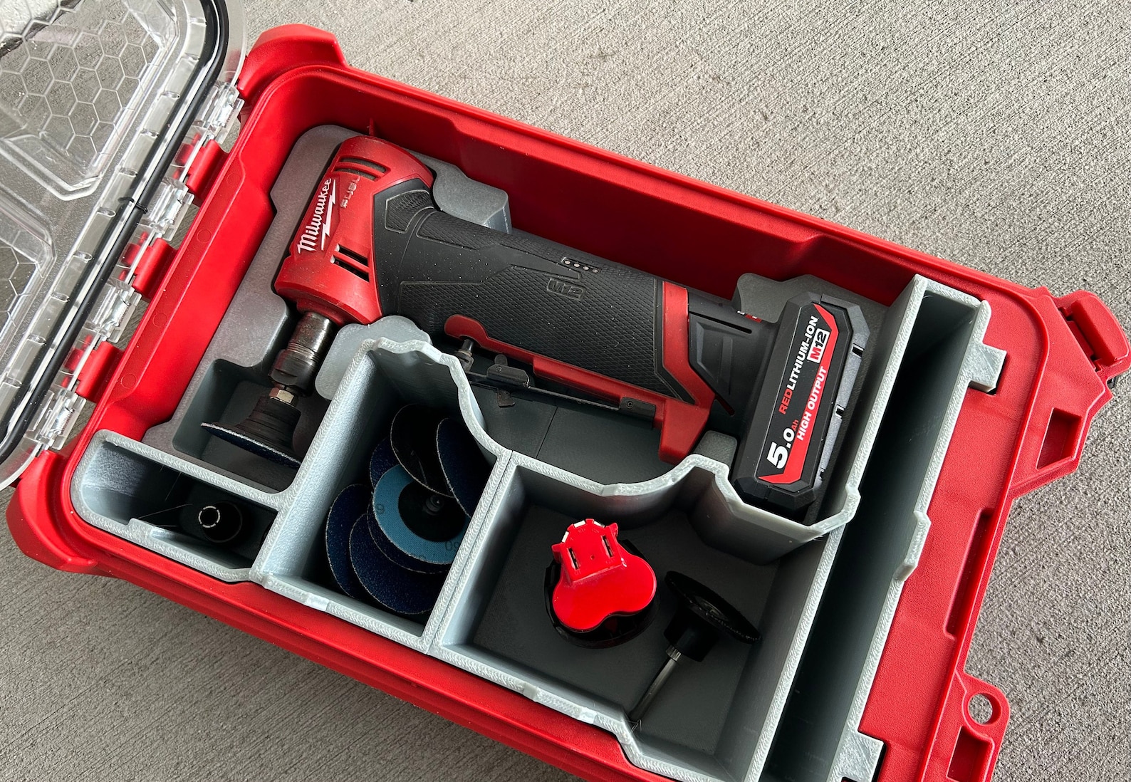 Milwaukee Packout M12 Die Grinder Insert Etsy