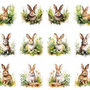 Enchanting Hare Harmony -  Ceramic Decal - Overglaze Decal - Fusible Decal - Food Safe - Lead Free - 4436