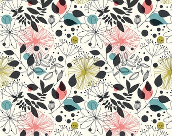 Seamless Botanical Art Pattern - Overglaze Ceramic + Enamel Decals - Food Safe - Lead Free - 9574