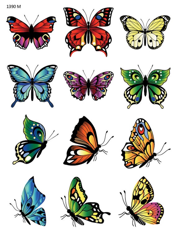 Small Butterfly - Ceramic Decals - Food Safe — Ceramic Decals
