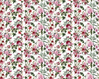 Seamless Floral Pattern - Overglaze Ceramic + Enamel Decals - Food Safe - Lead Free - 7911