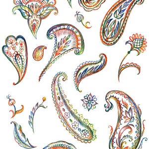 East Buta Ornaments - Overglaze Ceramic + Enamel Decals - Food Safe - Lead Free - 7930
