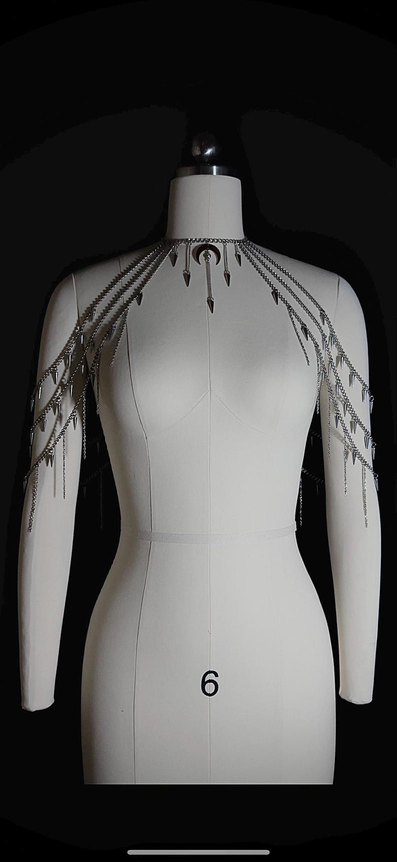 Spike Shoulder Necklace