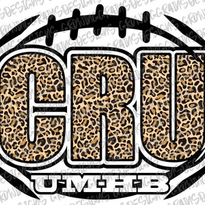 Archivo CRU UMHB solamente- svg, pdf, png- Universidad de Mary Hardin-Baylor- Camiseta de fútbol para sublimación