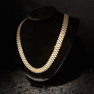 10k Yellow Gold Rolex Style Link Chains - Multiple Size & Length Options Available