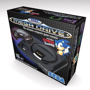 Sega Megadrive 1 Sonic The Hedgehog. Optionale Innenkartons | Leere Kiste | Leere Kiste | Boîte vide | Leere Box