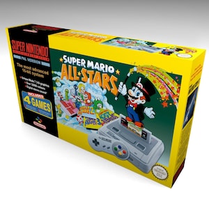 SNES Super Mario All Stars (EN) (optionele binnenverpakkingen) | Lege doos | Lege doos | Boite vide | Lees Box