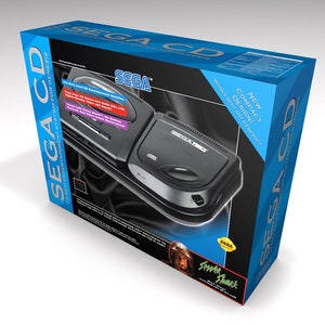 Sega Mega Cd NTSC (cartoni interni opzionali) | Scatola vuota | Scatola vuota | Boîte vide | Leggi la casella