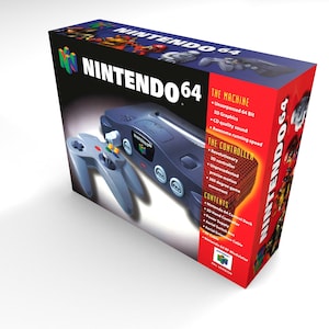 Nintendo 64 (EN) Englische Version (Optionale Innenkartons) | Leere Kiste | Leere Kiste | Boîte vide | Leere Box
