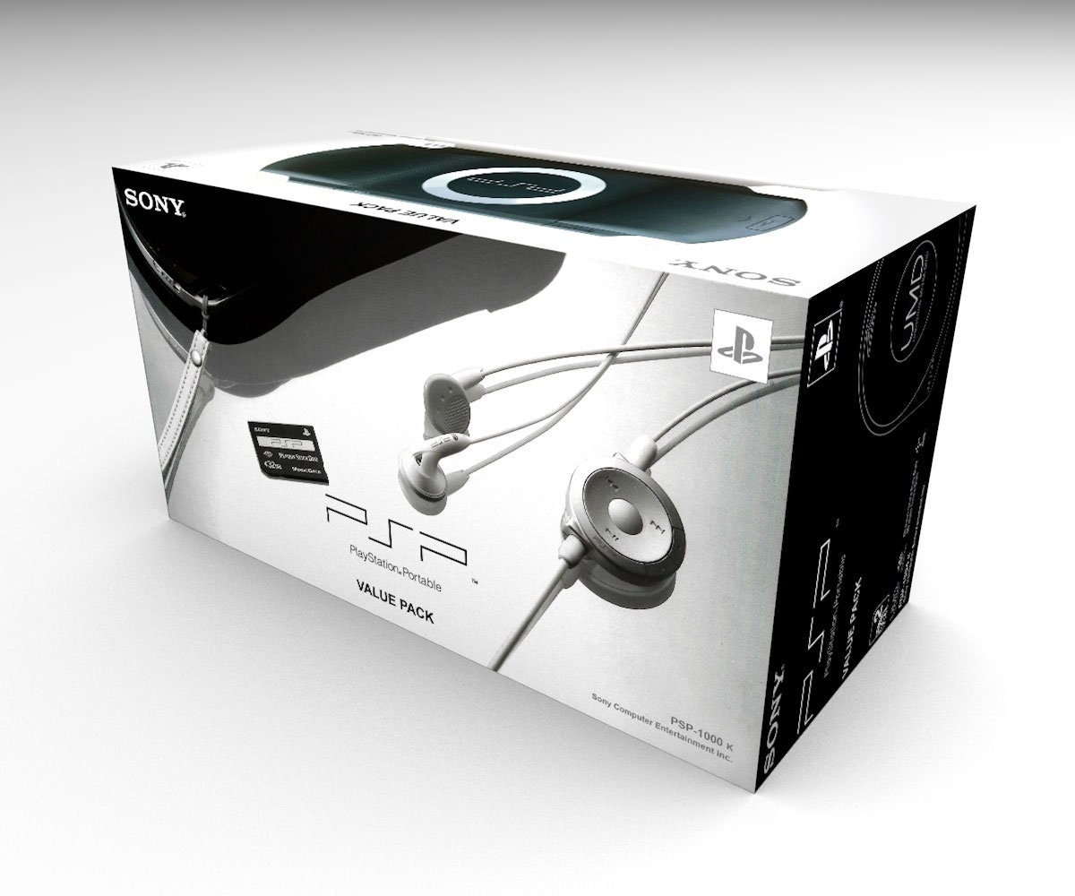 Caja Vacía Empty Box Empty Box Leere Box Sony PSP Value Pack 1000