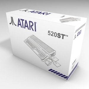 Atari 520 ST | Empty box | Empty box | Boîte vide | Leere Box