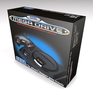 Sega Megadrive 1 (1 controller). Optional inner cartons | Empty box | Empty box | Boîte vide | Leere Box