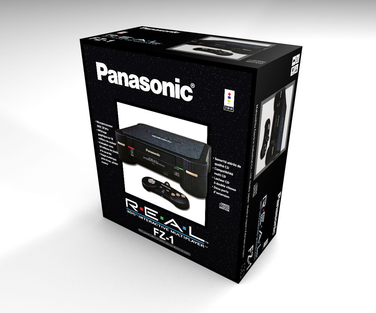 Panasonic 3DO FZ-1 Real Mod.2 (optional Inner Cartons