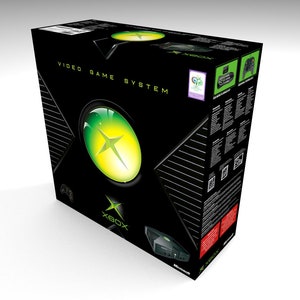 Xbox Classic (cartones interiores opcionales) | Caja vacía | Empty box | Boîte vide | Leere Box