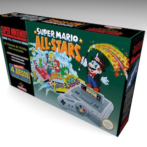 SNES Super Mario All Stars (optionele binnendozen) | Lege doos | Lege doos | Boite vide | Lees Box