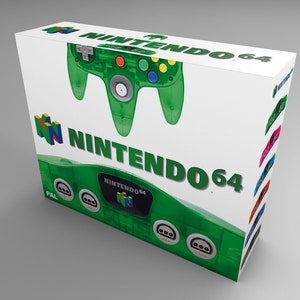 Nintendo 64 Jungle Green (optionale Innenkartons) | Leere Kiste | Leere Kiste | Boîte vide | Lesefeld