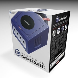 Nintendo GameCube Blauw (optionele binnendozen) | Lege doos | Lege doos | Boite vide | Leere Box