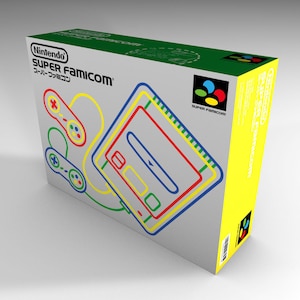 SNES Super Famicom (optionale Innenkartons) | Leere Kiste | Leere Kiste | Boîte vide | Leere Box