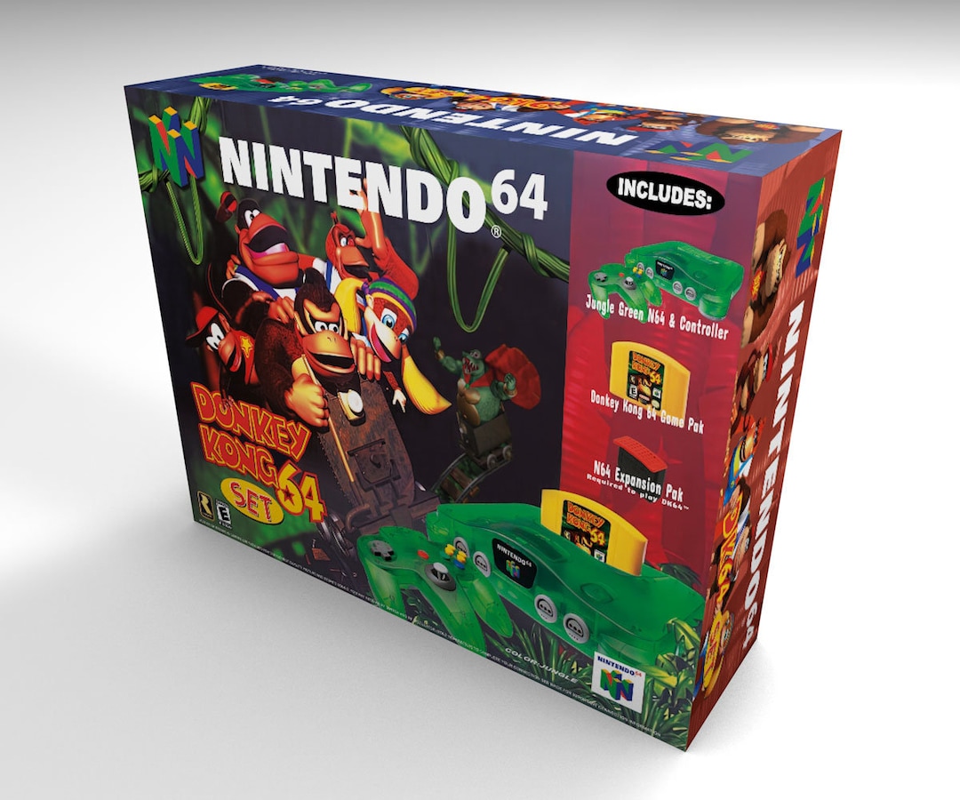 Nintendo 64 Donkey Kong NTSC (optional Inner Cardboard