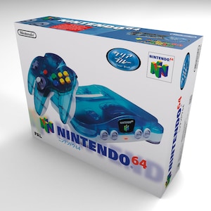 Nintendo 64 Clear Blue (Optional Inner Cartons) | Empty Box | Empty Box | Empty Box | Leere Box