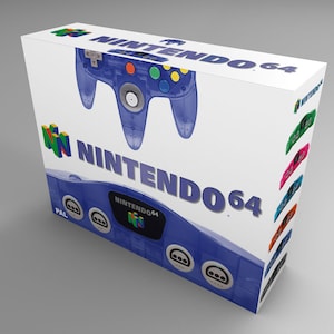 Nintendo 64 Midnight Blue (Optional Inner Cartons) | Empty Box | Empty Box | Empty Box | Leere Box