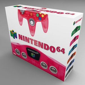 Nintendo 64 Wassermelonenrot (optionale Innenkartons) | Leere Kiste | Leere Kiste | Boîte vide | Leere Box