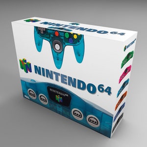 Nintendo 64 Eisblau (optionale Innenkartons) | Leere Kiste | Leere Kiste | Boîte vide | Leere Box