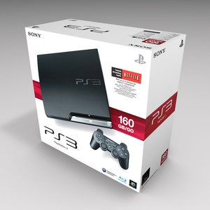 PlayStation 3 Slim 160gb (Optional Inner Cartons) | Empty Box | Empty Box | Boxe Vide | Leere Box