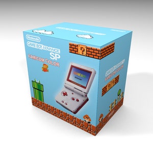 Nintendo Game Boy Advance SP Famicom | Empty Box | Empty Box | Empty Box | Empty Box
