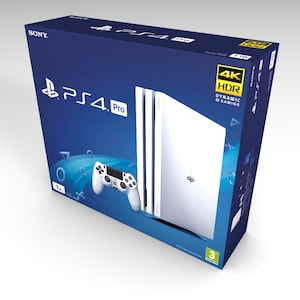 PlayStation 4 Pro weiß CUH-7116b (Optionale Innenkartons) | Leere Kiste | Leere Kiste | Boîte vide | Leere Box