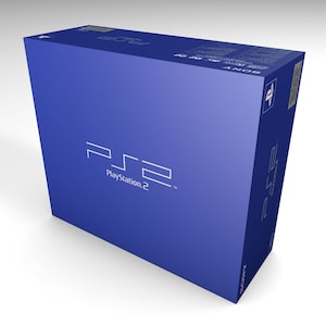 PlayStation 2 fett NTSC (optionale Innenkartons) | Leere Kiste | Leere Kiste | Boîte vide | Leere Box