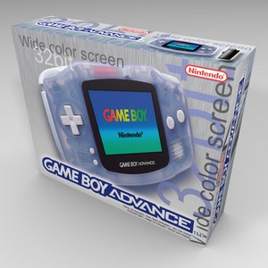 Nintendo Game Boy Advance Transparant | Lege doos | Lege doos | Boite vide | Leere Box